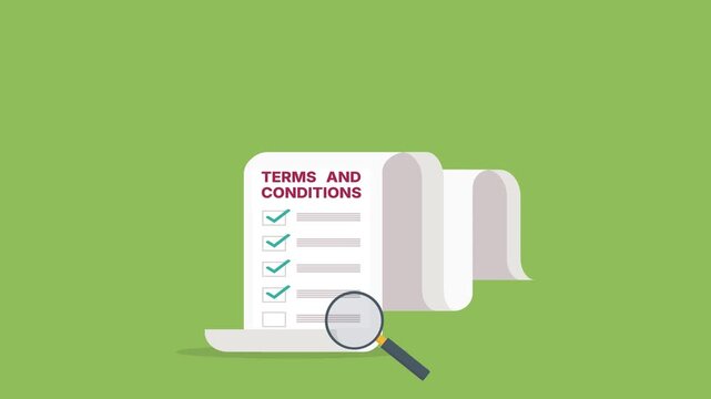 Business contract terms and conditions verification checklist