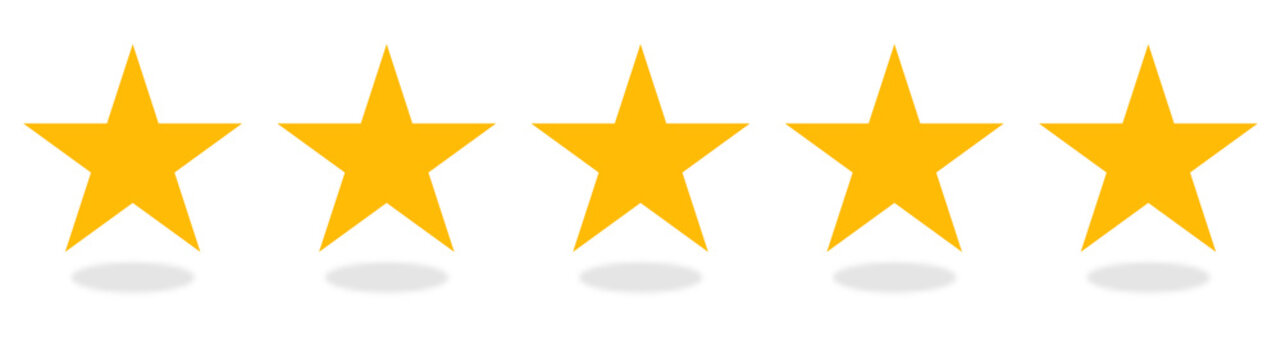 Top Bewertung: 5 Sterne orange