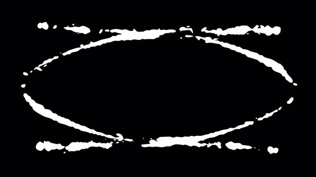 White streaks swirl against a black backdrop