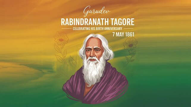 Gurudev rabindranath tagore's birth anniversary celebration