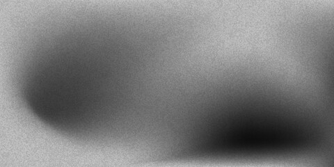 Obraz premium Abstract black and white grainy vignette background with soft gradient transition and stippled texture effect for cinematic overlay, dark frame border, and moody design.