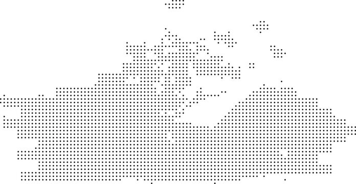 illustration geographic contour atlas silhouette element bitmap halftone earth country minimalist