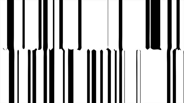 Abstract vertical lines pulse against stark white or black backgrounds