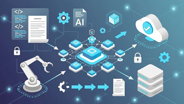 Automated blockchain transactions smart contracts revolutionizing business operations