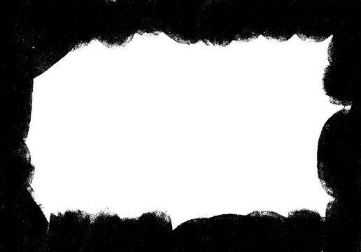 Animation of doodles in a square frame, styled to look like hand-drawn marker art. A pen, pencil, or marker tracing a contour; a grunge-style animated frame, a dynamic sketch element for templates and