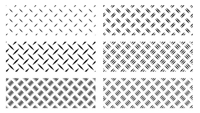 Steel diamond plate seamless pattern