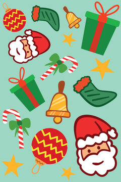 christmas_pattern_santa_sock_gift_candy_bell_lights.eps