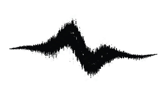 Waveform graphic represents a digital signal pulse isolated on a white background.