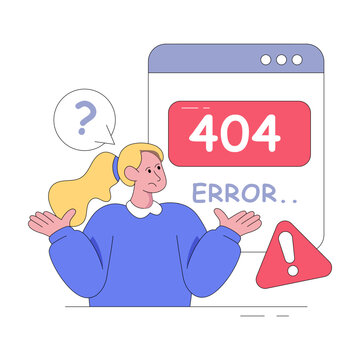         A creative design vector of error 404 