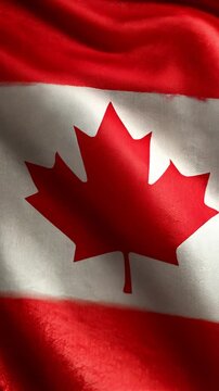 canadian flag canada waving in the wind