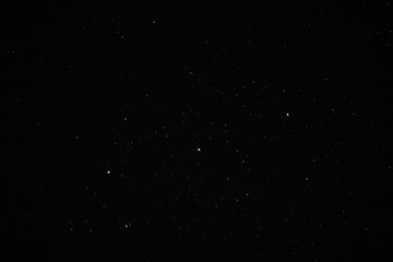 Obraz premium The landscape of the black starry sky on a dark night