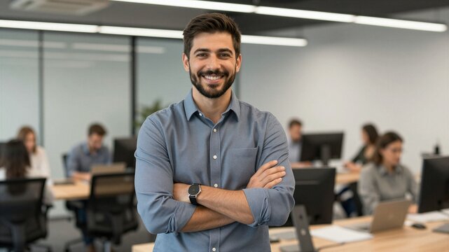 Successful entrepreneur portrait