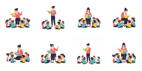 picture of a teacher teaching their students
