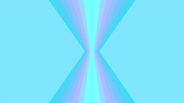 Abstract Neon Geometric Glass X Composition with Cyan to Periwinkle Translucent Facets Vector Background