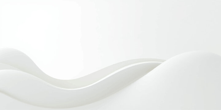 White abstract background featuring a futuristic blue wave design with digital curves and light gray vector textures for a professional business wallpaper template