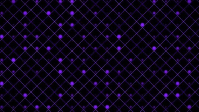 A digital background featuring a grid of blue dots against a dark, diamond-patterned backdrop