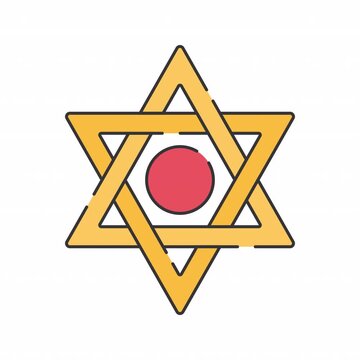 Star of David Animation Icon