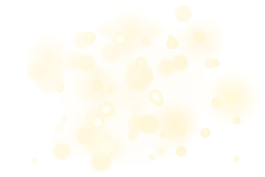Gray bokeh effects and shimmering light texture on abstract transparent background. Professional vector illustration for modern design and elegant festive holiday backdrops.