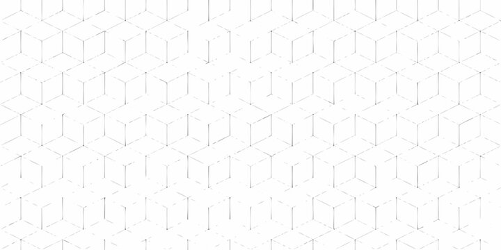 Isometric grid pattern with repeating cuboid shapes in light gray