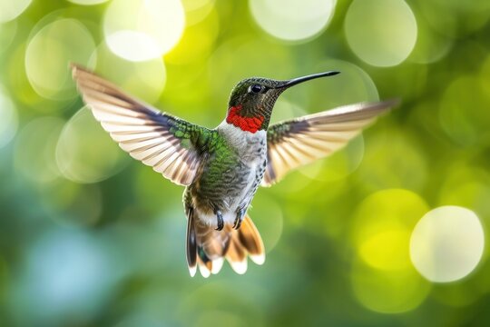 Hummingbird hummingbird hovering animal.