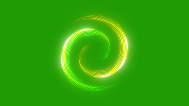 Hypnotic spiral line motion with elegant particle flow, glowing swirl effect and seamless loop abstract animation for creative visuals in 4K