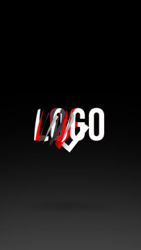 Logo Sting Page Flip Vertical 1 &ndash; Page Turn Logo Animation, Fast Flip Transition for Branding Intro in Vertical Video Format for Reels and Stories