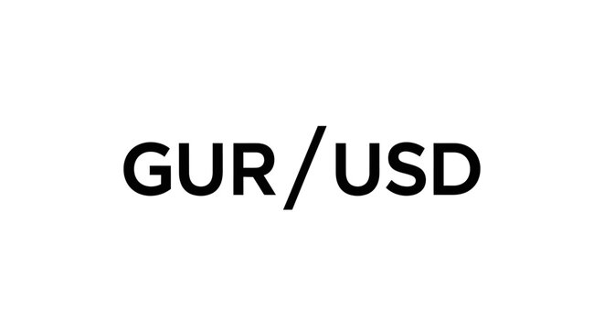 GUR/USD Currency Exchange Rate