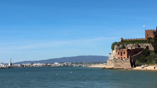  touristic city Portimao in the Algarve Portugal