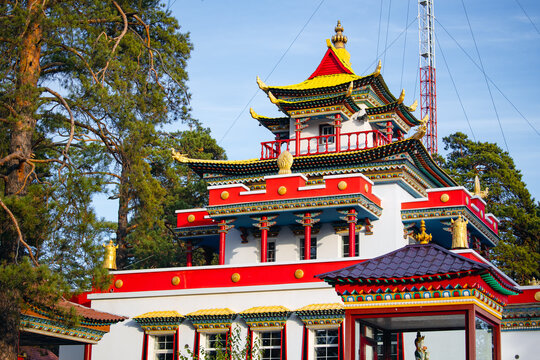 Buddhist temple monastery of Datsan Damba Braibunling in Chita city, Russia
