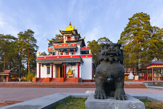 Buddhist temple monastery of Datsan Damba Braibunling in Chita city, Russia