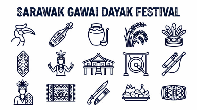 Sarawak Gawai Dayak Festival Icons: Culture, Tradition, Celebration