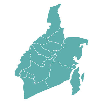 South Kalimantan Province Map, Kalimantan Selatan Indonesia