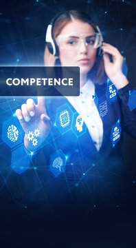 Business, Technology, Internet and network concept. Competence Skill Personal development.