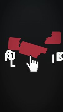 Stylized digital interface shows broken red dislike fragments transforming under cursor interaction, symbolizing user engagement shift, feedback dynamics and emotional response in social media UI