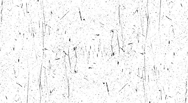 Transparent Old Film Texture with Scratches, Dust Noise and Vintage Glitch Lines. Realistic Black and White Overlay Grain Effect. Film grain photo mode overlay. PNG image.