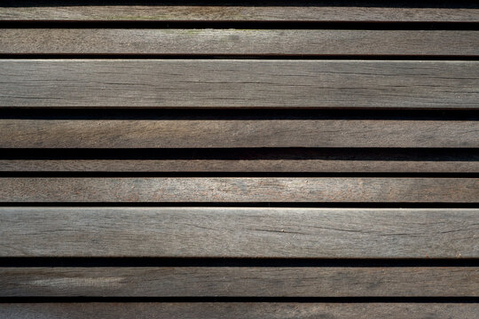 Wooden deck texture background with natural horizontal pattern