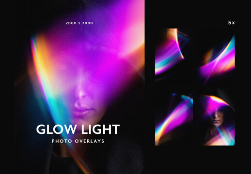 Glow Light Photo Overlays