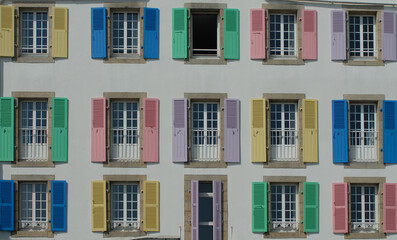 Fototapeta premium facade of an old building