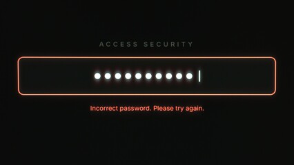 Access denied after entering incorrect user password. © M-Production