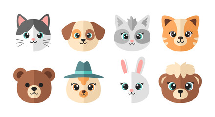 Naklejka premium A cheerful, simplified bear illustration conveys warmth and comfort, ideal for children's products, branding, or adding a touch of playfulness to any 