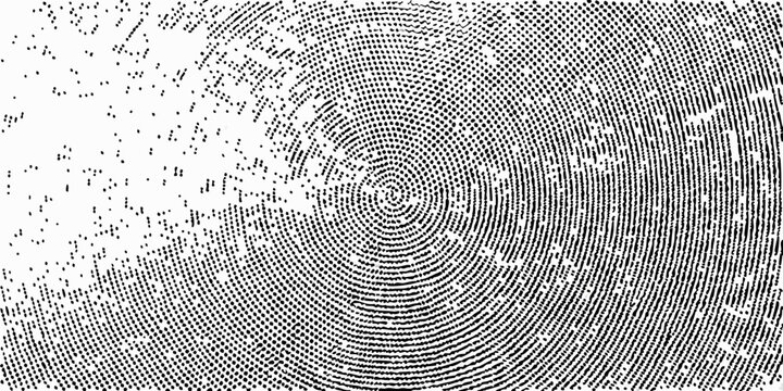 Concentric circles radiating from a central point creating a visual pattern