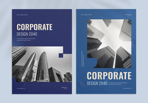 Corporate Business Report Cover Template
