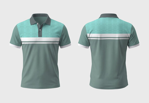 Stylish Polo T Shirt Design Layout