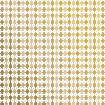 Dark gold argyle plaid pattern on white background, elegant luxury geometric background