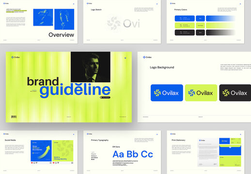 Corporate Brand Identity Guidelines Presentation Layout