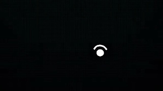 Animated loading spinner icon symbolizing an ongoing process or an internet connection