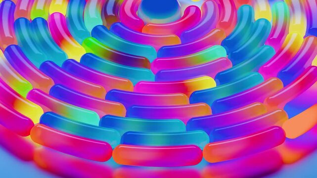 Sfondo animato colorato, loop infinito