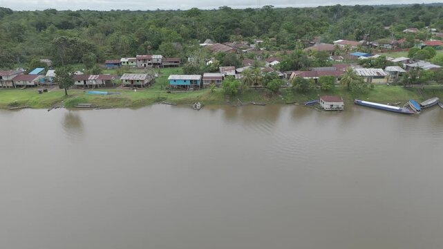 RIO AMAZONAS NAPO TIGRE LORETO PERU LAS AMAZONAS MUNICIPALIDAD COMUNIDAD ORILLAS