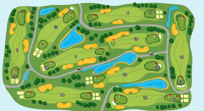 Golf Course Layout - A Comprehensive Overview of the Green.
