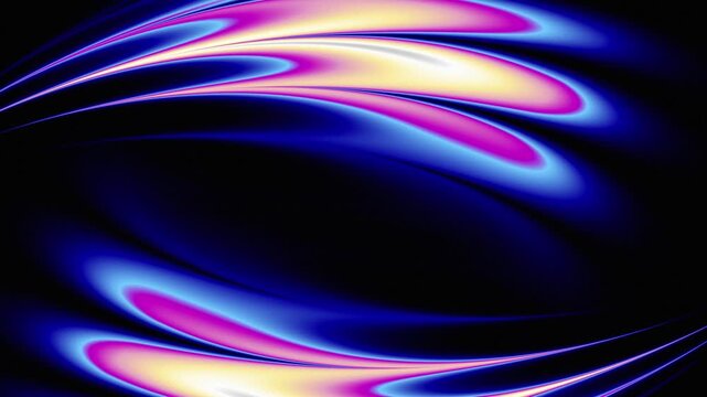Abstract Liquid Gradient Waves Background Colorful Flow Animation. 4K